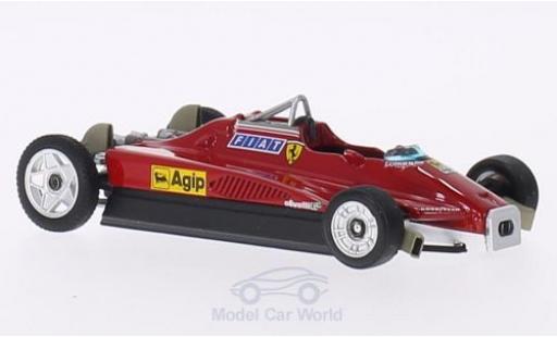 Diecast model cars Ferrari 126 1982 1/43 Brumm C2 Turbo Scuderia Formel 1 GP San Marino 1982 T-Car / Ersatzfahrzeug Ferrari 126 1982 1/43 Brumm C2 Turbo Scuderia Formel 1 GP San Marino 1982 T-Car / Ersatzfahrzeug diecast model cars