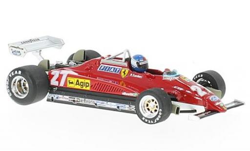 Diecast model cars Ferrari 126 1/43 Brumm C2 turbo No.27 Formel 1 GP Italien 1982 avec figurine de conducteur P.Tambay Ferrari 126 1/43 Brumm C2 turbo No.27 Formel 1 GP Italien 1982 avec figurine de conducteur P.Tambay diecast model cars