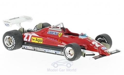 Diecast model cars Ferrari 126 1/43 Brumm C2 turbo No.27 Formel 1 GP Italien 1982 P.Tambay Ferrari 126 1/43 Brumm C2 turbo No.27 Formel 1 GP Italien 1982 P.Tambay diecast model cars