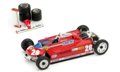 Diecast model cars Ferrari 126 1/43 Brumm CK Turbo No.28 Scuderia Formel 1 GP Monaco 1981 Transportversion D.Pironi Ferrari 126 1/43 Brumm CK Turbo No.28 Scuderia Formel 1 GP Monaco 1981 Transportversion D.Pironi diecast model cars