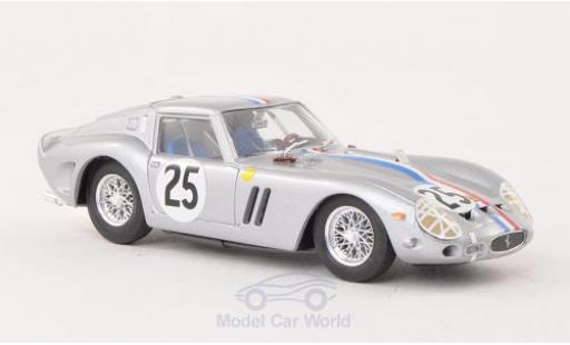 Diecast model cars Ferrari 250 1/43 Brumm GTO No.25 National-Team Belgium 24h Le Mans 1963 Chassis 4153GT Ferrari 250 1/43 Brumm GTO No.25 National-Team Belgium 24h Le Mans 1963 Chassis 4153GT diecast model cars