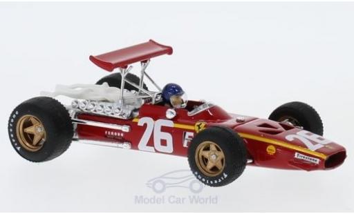 Diecast model cars Ferrari 312 P 1/43 Brumm F1 No.26 Formel 1 GP Frankreich 1968 mit Fahrer J.Ickx Ferrari 312 P 1/43 Brumm F1 No.26 Formel 1 GP Frankreich 1968 mit Fahrer J.Ickx diecast model cars
