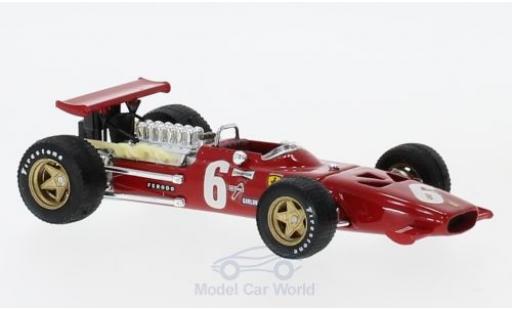 Diecast model cars Ferrari 312 1/43 Brumm F1 No.6 Formel 1 GP Frankreich 1969 C.Amon Ferrari 312 1/43 Brumm F1 No.6 Formel 1 GP Frankreich 1969 C.Amon diecast model cars