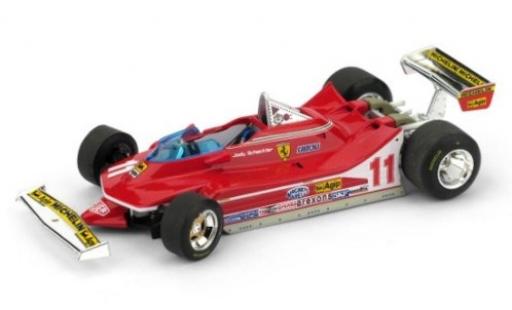 Ferrari 312 1/43 Brumm T4 No.11 Scuderia Formel 1 GP Italien 1979 mit lenkbaren Vorderrädern J.Scheckter diecast model cars