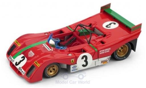 Diecast model cars Ferrari 312 1/43 Brumm PB RHD No.3 Targa Florio 1972 A.Merzario/S.Munari Ferrari 312 1/43 Brumm PB RHD No.3 Targa Florio 1972 A.Merzario/S.Munari diecast model cars