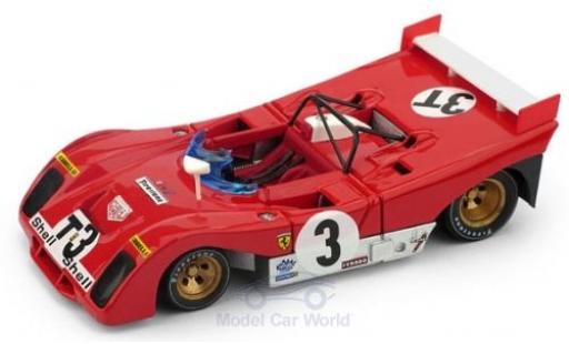 Diecast model cars Ferrari 312 1/43 Brumm PB RHD No.3T Targa Florio 1972 T-Car A.Merzario/S.Munari Ferrari 312 1/43 Brumm PB RHD No.3T Targa Florio 1972 T-Car A.Merzario/S.Munari diecast model cars