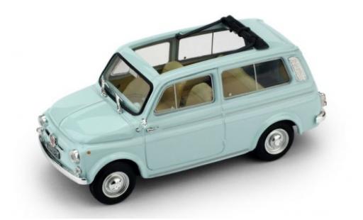 Fiat 500 1/43 Brumm Giardiniera blue 1960 diecast model cars