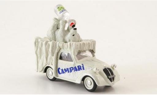 Fiat 500 1/43 Brumm B Furgoncino Campari 1950 avec figurine sans Vitrine diecast model cars