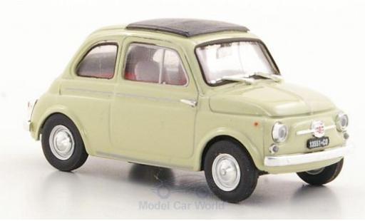 Fiat 500 1/43 Brumm D beige 1960 diecast model cars