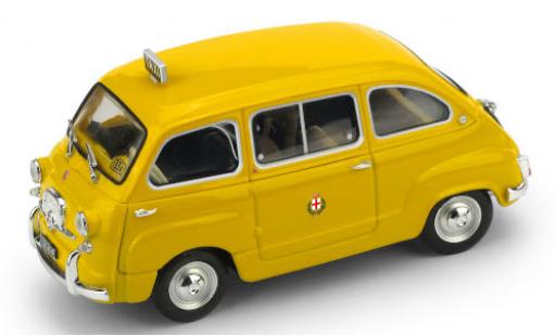 Diecast model cars Fiat 600 1/43 Brumm D Multipla Taxi (I) 1970 Taxi di Milano Fiat 600 1/43 Brumm D Multipla Taxi (I) 1970 Taxi di Milano diecast model cars