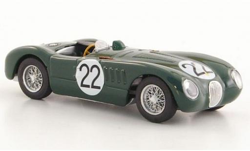Diecast model cars Jaguar C-Type 1/43 Brumm RHD No.22 24h Le Mans 1951 Moss Collection S.Moss/J.Fairman Jaguar C-Type 1/43 Brumm RHD No.22 24h Le Mans 1951 Moss Collection S.Moss/J.Fairman diecast model cars