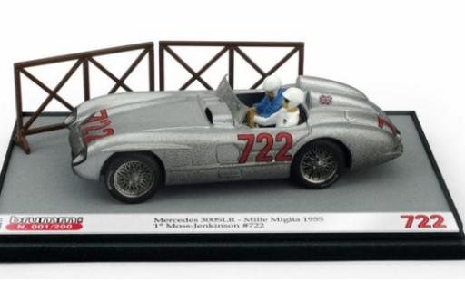Diecast model cars Mercedes 300 1/43 Brumm SLR No.722 Mille Miglia 1955 Moss Collection avec figurines S.Moss/D.Jenkinson Mercedes 300 1/43 Brumm SLR No.722 Mille Miglia 1955 Moss Collection avec figurines S.Moss/D.Jenkinson diecast model cars