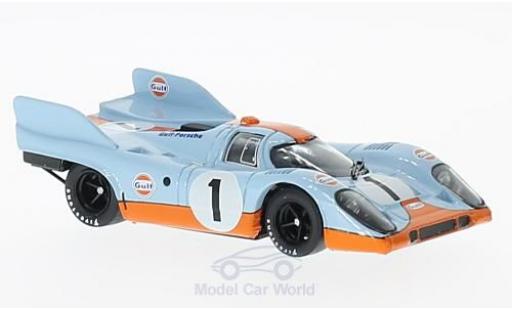 Diecast model cars Porsche 917 1971 1/43 Brumm K No.1 Scuderia JWA-Gulf Gulf 1000km Monza 1971 J.Siffert/D.Bell Porsche 917 1971 1/43 Brumm K No.1 Scuderia JWA-Gulf Gulf 1000km Monza 1971 J.Siffert/D.Bell diecast model cars
