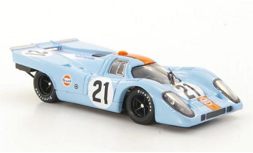 Diecast model cars Porsche 917 1970 1/43 Brumm K RHD No.21 JWA-Gulf Racing Team Gulf 24h Le Mans 1970 P.Rodriguez/L.Kinnunen Porsche 917 1970 1/43 Brumm K RHD No.21 JWA-Gulf Racing Team Gulf 24h Le Mans 1970 P.Rodriguez/L.Kinnunen diecast model cars