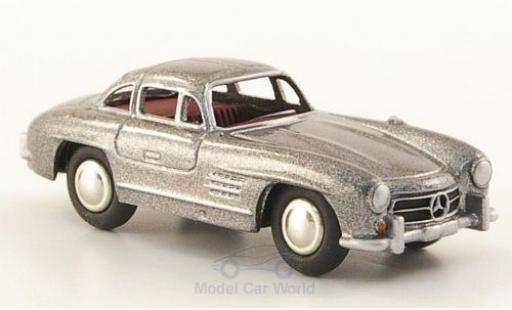 Mercedes 300 SL 1/87 Bub SL (W198) metallic grey diecast model cars