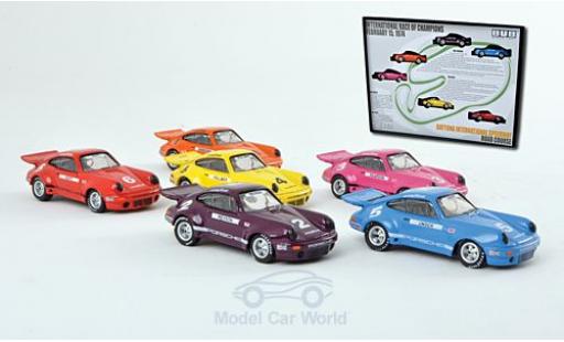 Porsche 911 1/87 Bub 3.0 RSR IROC-Set: 6 Stück diecast model cars