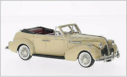 Buick Century Convertible 1/43 Brooklin Phaeton M61-C beige 1939 diecast model cars