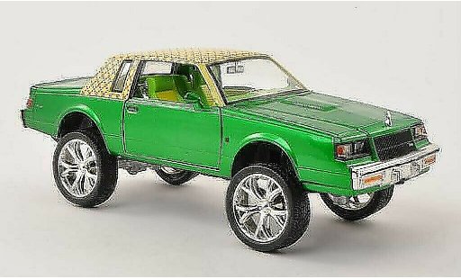 Buick Regal tuning 1/24 Motormax green/yellow with Dekor 1987 diecast model cars