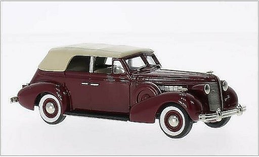 Buick Special Convertible 1/43 Brooklin 5-Passenger Phaeton red/beige 1937 diecast model cars