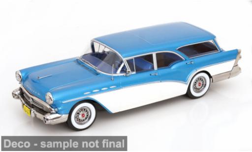Buick Special 1/18 KK Scale Estate Wagon blau/weiss 1957 1:18 diecast model cars