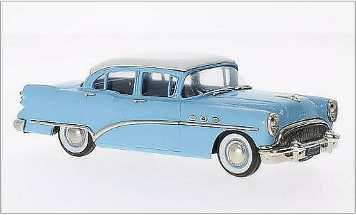 Buick Special Sedan 1/43 Brooklin blue/white 1954 diecast model cars