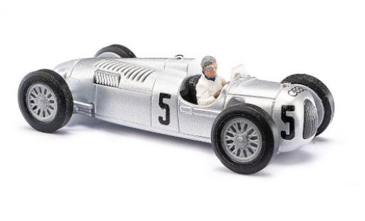 Auto Union Typ C 1/87 Busch No.5 Formel 1 GP Großbritannien 1937 mit Figur B.Rosemeyer diecast model cars