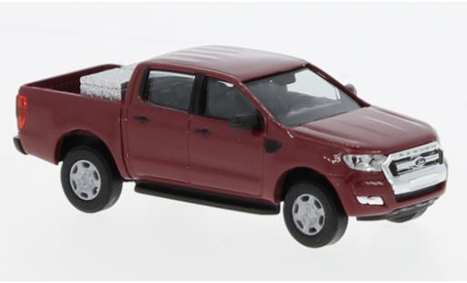Diecast model cars Ford Ranger 1/87 Busch red foncé 2016 Ford Ranger 1/87 Busch red foncé 2016 diecast model cars