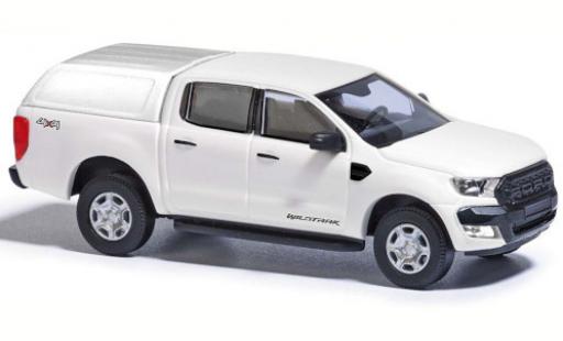 Ford Ranger 1/87 Busch white 2016 diecast model cars