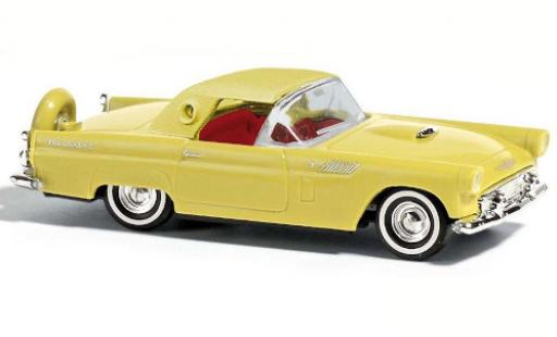 Diecast model cars Ford Thunderbird 1/87 Busch Hardtop yellow 1956 Ford Thunderbird 1/87 Busch Hardtop yellow 1956 diecast model cars