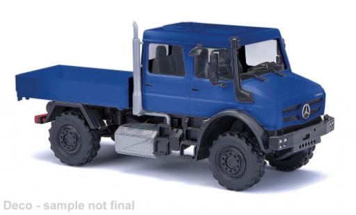 Diecast model cars Mercedes Unimog 1/87 Busch U 5023 cabine double blue 2013 Mercedes Unimog 1/87 Busch U 5023 cabine double blue 2013 diecast model cars