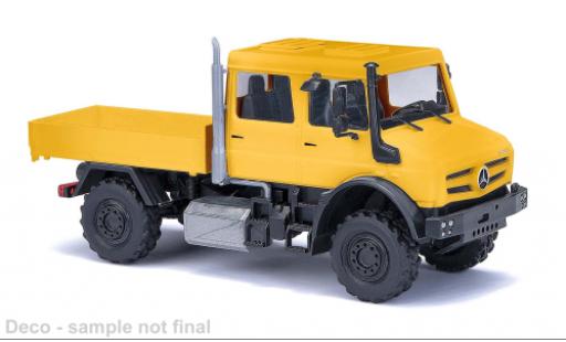 Diecast model cars Mercedes Unimog 1/87 Busch U 5023 cabine double yellow 2013 Mercedes Unimog 1/87 Busch U 5023 cabine double yellow 2013 diecast model cars