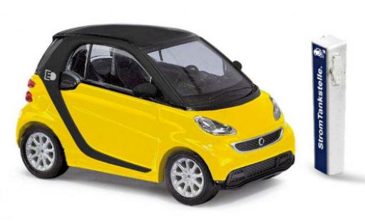 Diecast model cars Smart ForTwo 1/87 Busch Fortwo Electric Drive yellow 2012 Smart ForTwo 1/87 Busch Fortwo Electric Drive yellow 2012 diecast model cars