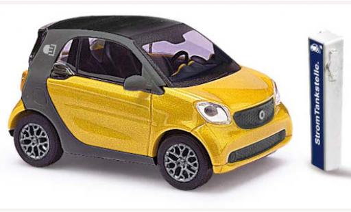 Diecast model cars Smart ForTwo 1/87 Busch Fortwo Electric Drive gold 2014 Smart ForTwo 1/87 Busch Fortwo Electric Drive gold 2014 diecast model cars