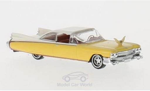 Diecast model cars Cadillac Eldorado 1/87 Busch yellow/white Rodeo Cadillac Eldorado 1/87 Busch yellow/white Rodeo diecast model cars
