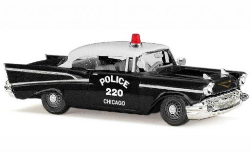 Diecast model cars Chevrolet Bel Air 1/87 Busch Chicago Police 1957 Chevrolet Bel Air 1/87 Busch Chicago Police 1957 diecast model cars