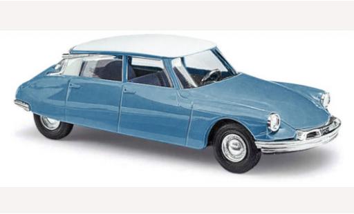 Diecast model cars Citroen DS 1/87 Busch 19 blue/white 1968 Citroen DS 1/87 Busch 19 blue/white 1968 diecast model cars