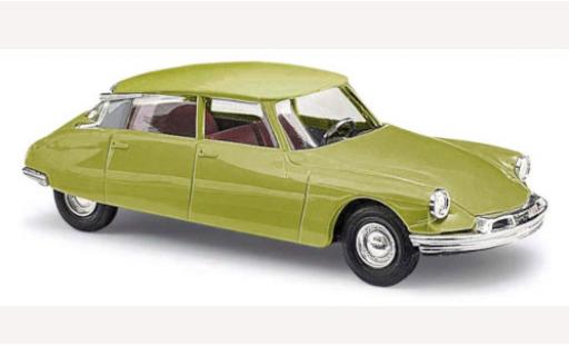 Diecast model cars Citroen DS 1/87 Busch 19 green 1968 Citroen DS 1/87 Busch 19 green 1968 diecast model cars