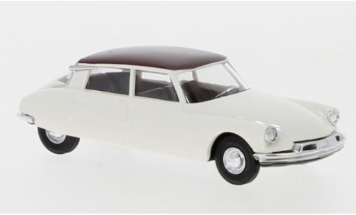 Diecast model cars Citroen DS 1/87 Busch 19 white/red Citroen DS 1/87 Busch 19 white/red diecast model cars