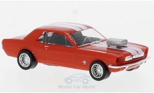 Diecast model cars Ford Mustang 1/87 Busch red/white Tuning Ford Mustang 1/87 Busch red/white Tuning diecast model cars