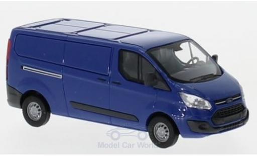 Diecast model cars Ford Transit 1/87 Busch Custom Kasten blue 2012 Ford Transit 1/87 Busch Custom Kasten blue 2012 diecast model cars