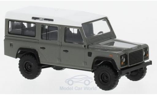 Diecast model cars Land Rover Defender 1/87 Busch grey/white Land Rover Defender 1/87 Busch grey/white diecast model cars
