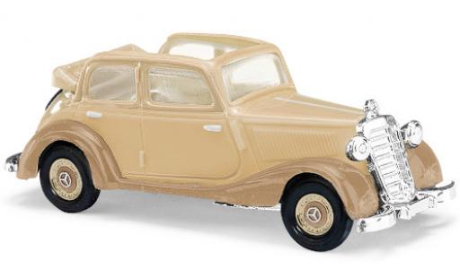 Diecast model cars Mercedes 170 1/87 Busch V Cabriolet beige/beige 1936 Mercedes 170 1/87 Busch V Cabriolet beige/beige 1936 diecast model cars
