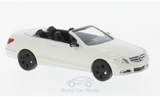 Mercedes Classe E 1/87 Busch Cabriolet Sport (A 207) white 2010 diecast model cars