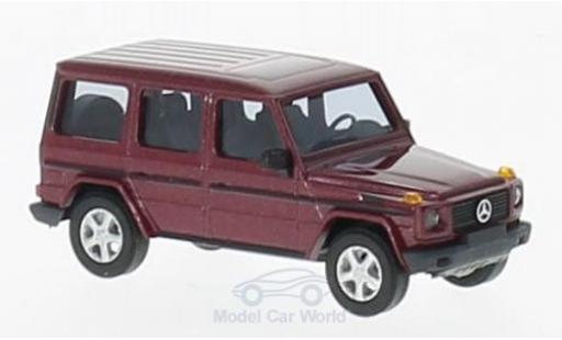 Mercedes Classe G 1/87 Busch metallic red 1990 diecast model cars