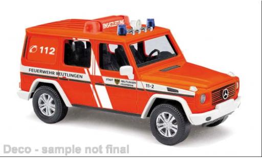Mercedes Classe G 1/87 Busch (W463) Feuerwehr Reutlingen 1990 1:87 diecast model cars