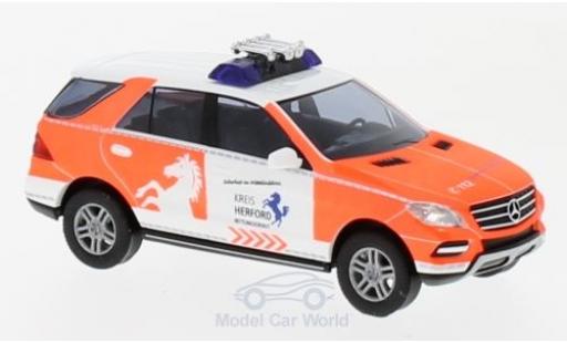 Mercedes Classe M 1/87 Busch (W164) Notarzt Herford 2005 diecast model cars