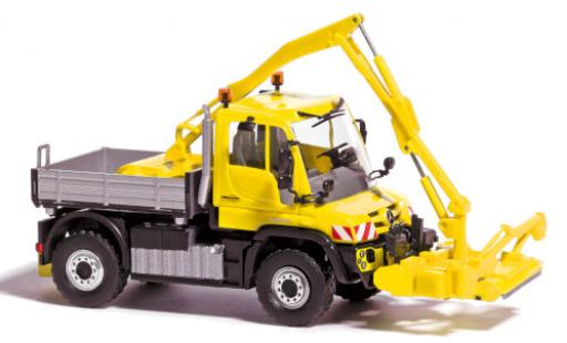 Diecast model cars Mercedes Unimog 1/87 Busch U430 yellow 2013 avec dispositif de fauchage Mercedes Unimog 1/87 Busch U430 yellow 2013 avec dispositif de fauchage diecast model cars
