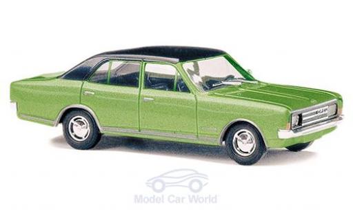 Diecast model cars Opel Rekord 1/87 Busch C metallic green/black 1966 Opel Rekord 1/87 Busch C metallic green/black 1966 diecast model cars