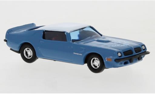 Diecast model cars Pontiac Firebird 1/87 Busch Trans Am blue/white 1974 Pontiac Firebird 1/87 Busch Trans Am blue/white 1974 diecast model cars