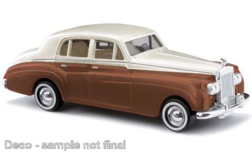 Diecast model cars Rolls Royce Silver Cloud 1/87 Busch metallic beige/brown 1959 Rolls Royce Silver Cloud 1/87 Busch metallic beige/brown 1959 diecast model cars